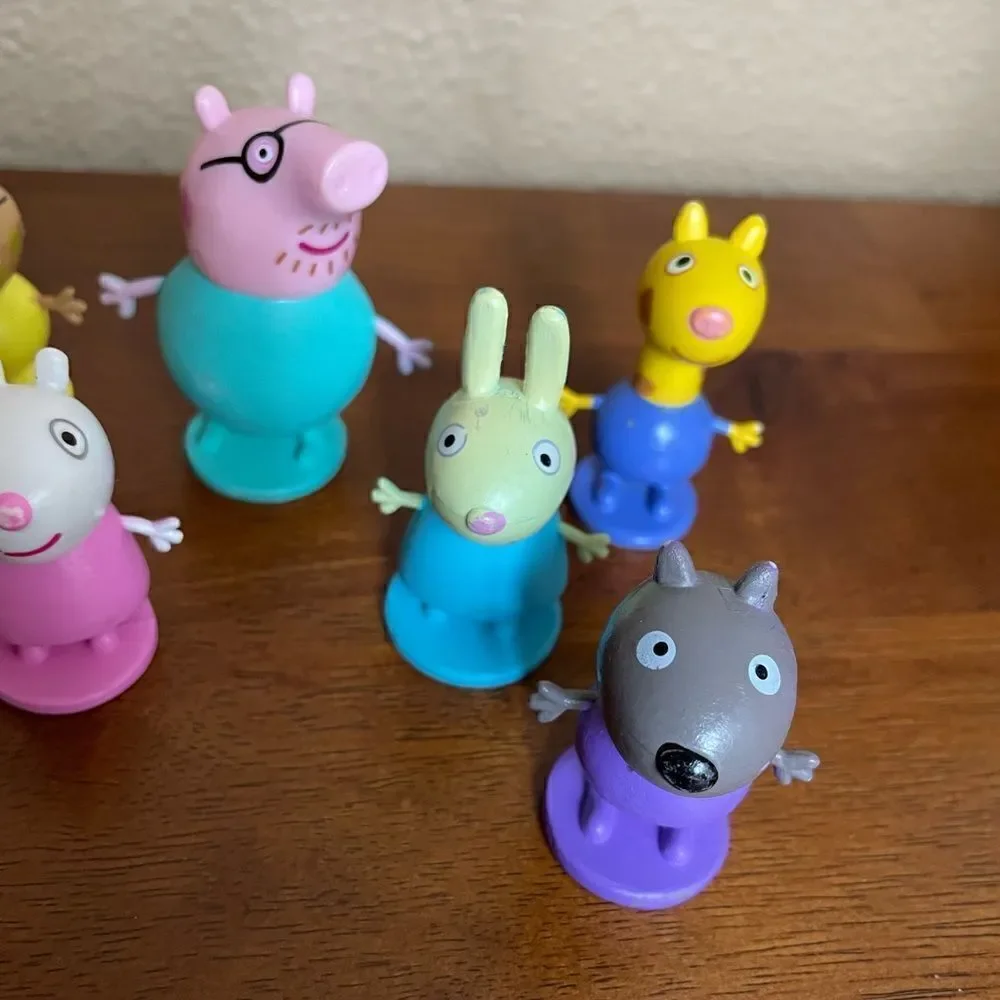 Peppa Pig Vintage 2003 Figures Cake Toppers